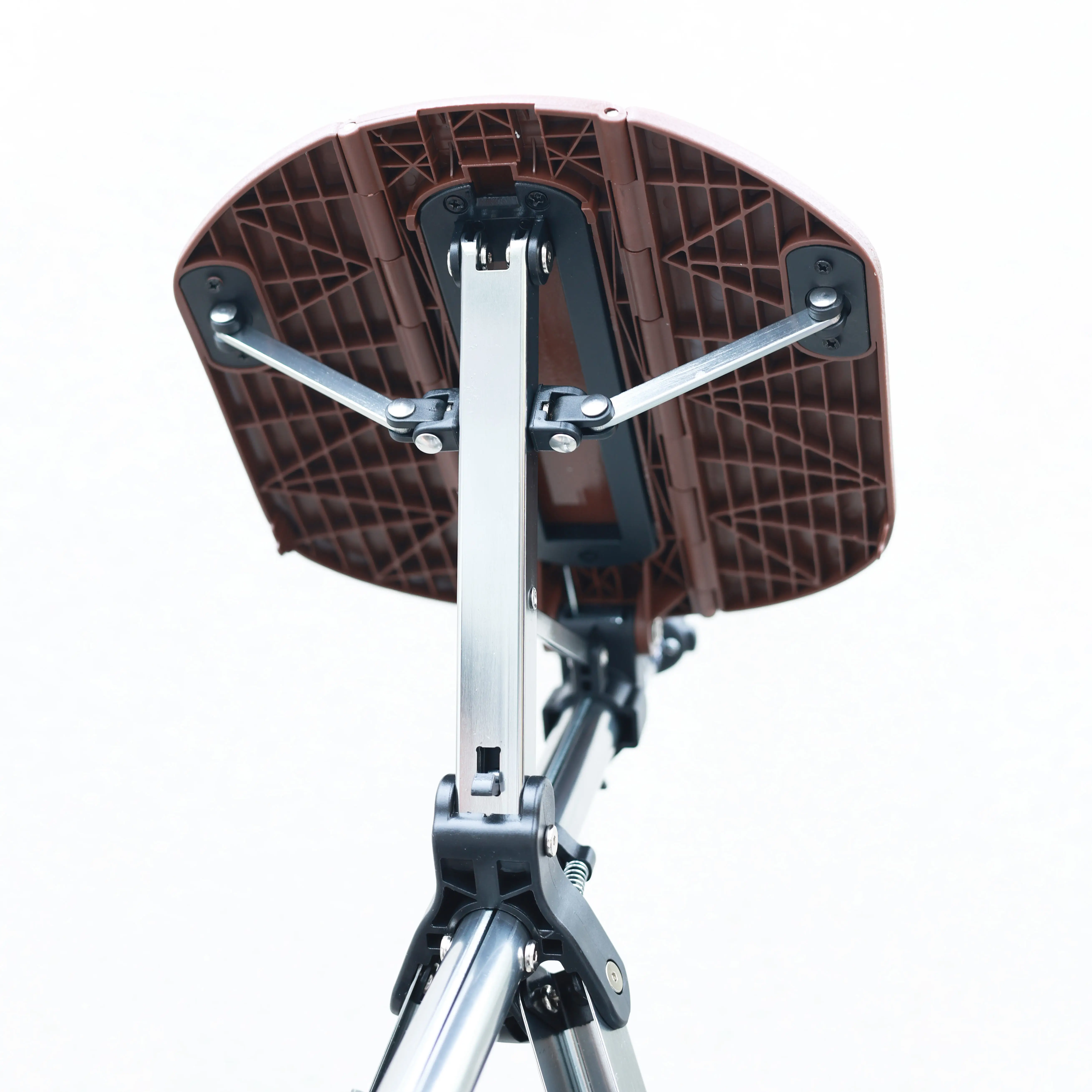 Bastón plegable de aluminio ligero para caminar, taburete para acampar al aire libre, bastón telescópico de tres patas para personas mayores y discapacitadas