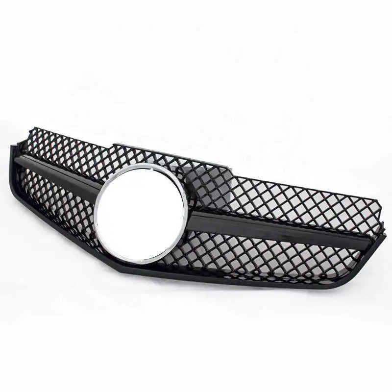 Glossy Black Grille Abs Material E Series W211 Grille For Mercedes Benz 2003 2006 2007 2008 2009 E39 Car Front Grille