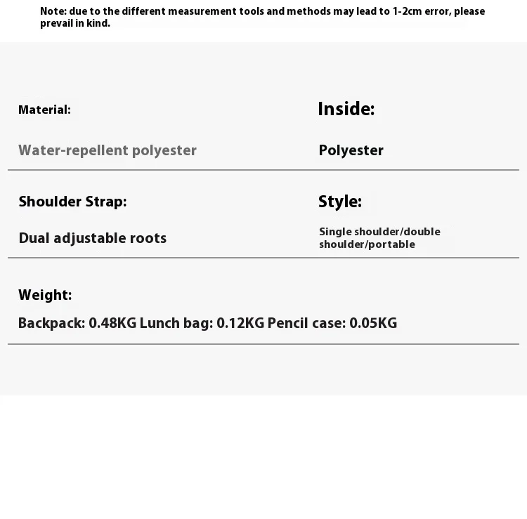 Backpack for Boy with Lunch Bag and Pencil Case 3pcs Boys School Bags for Elementary Student Teen Boys