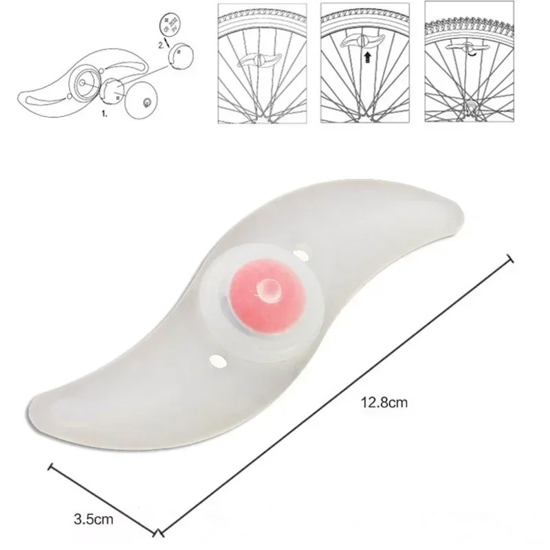 

New LED Bicycle Wheel Spoke Light Colorful Flash Firefly Lamp Waterproof Tire Bright Light Outdoor Cycling Safety Bike Accessory