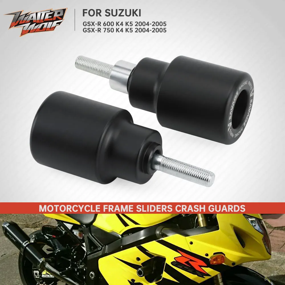 

Motorcycle Frame Crash Sliders Falling Protector For Suzuki GSXR600 GSXR750 GSX-R600 GSX-R750 GSXR GSX-R 600 750 K4 K5 2004 2005