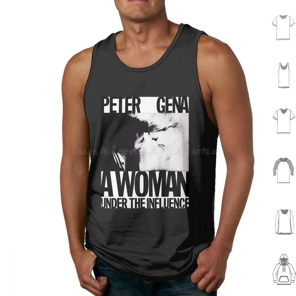 Copa Woman Under The Influence John Cassavetes Poster Tank Tops Print Cotton Gena Rowlands John Cassavetes A Woman Under