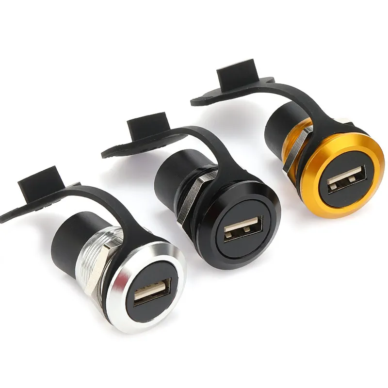1pcs D type Metal USB2.0 USB3.0 Connector Double Head Coupler with Dust Cap USB Adapter Female to Female Socket Panel Mount