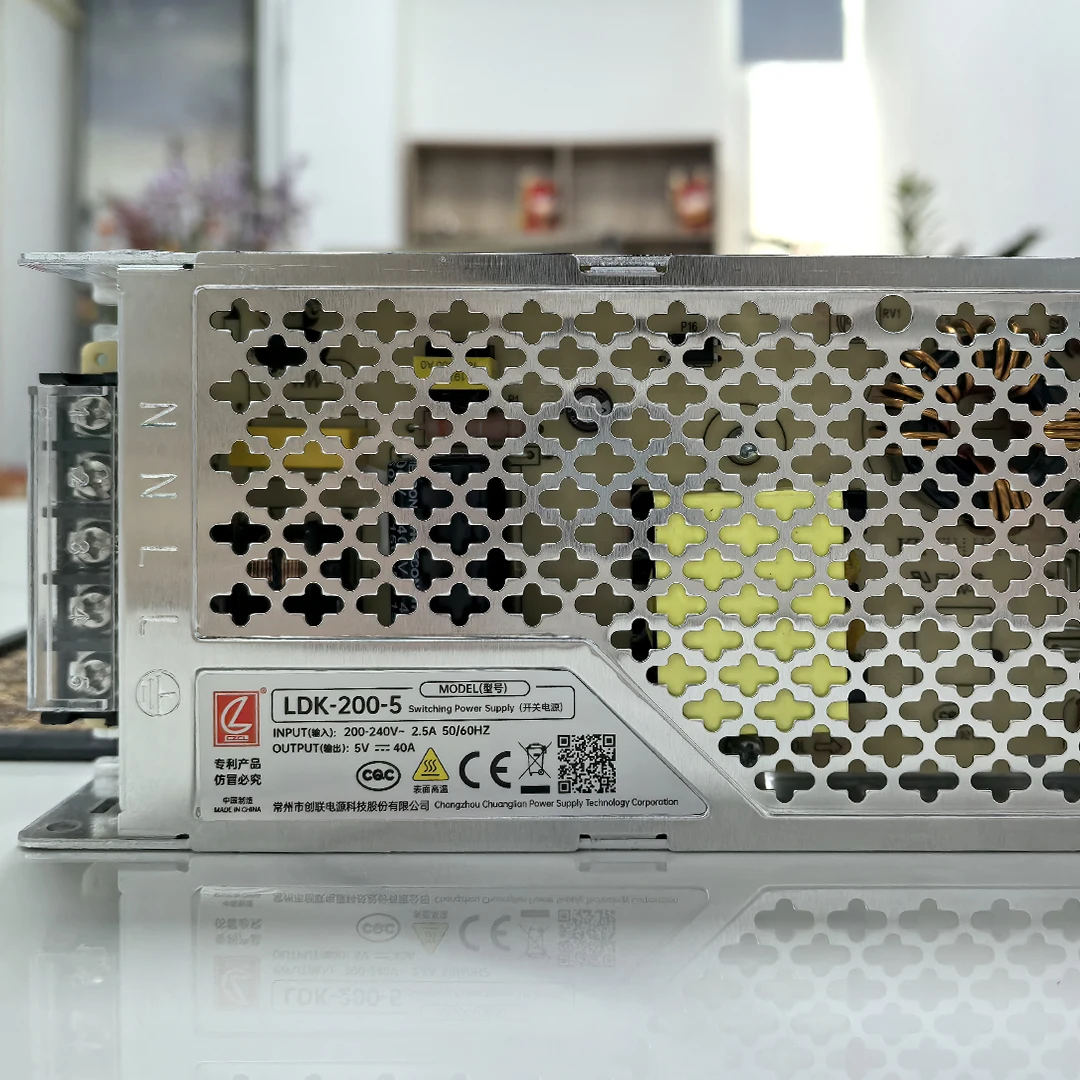 LDK-200-5 Full Color Module LED Display Power Supply 200W 5V40A Electronic Screen Transformer Supports 240VAC Input
