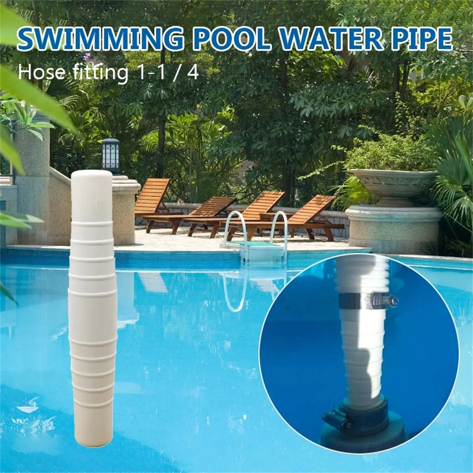 Pool Hose Connector Coupling Durable Hose Coupling Long Lasting Portable Pool Hose Coupling Adapter Hose Connector