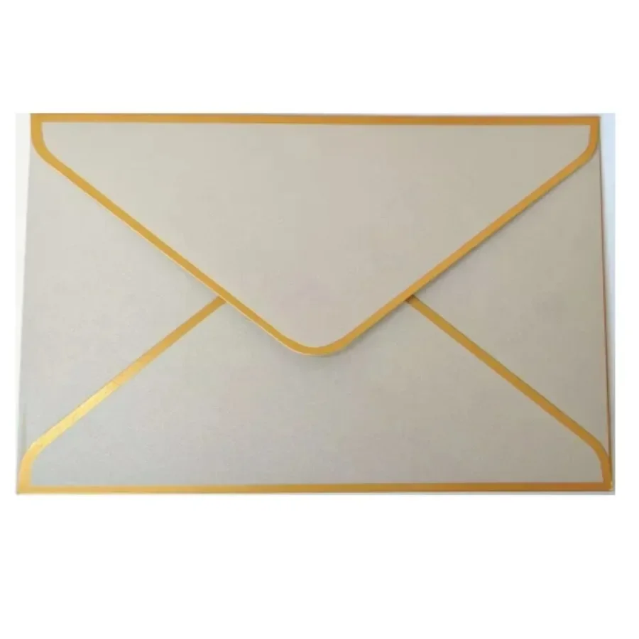 

10Pcs Wedding Business Invitation Invitation 19 * 14cm Hot Phnom Penh Retro Atmospheric High-end Envelope