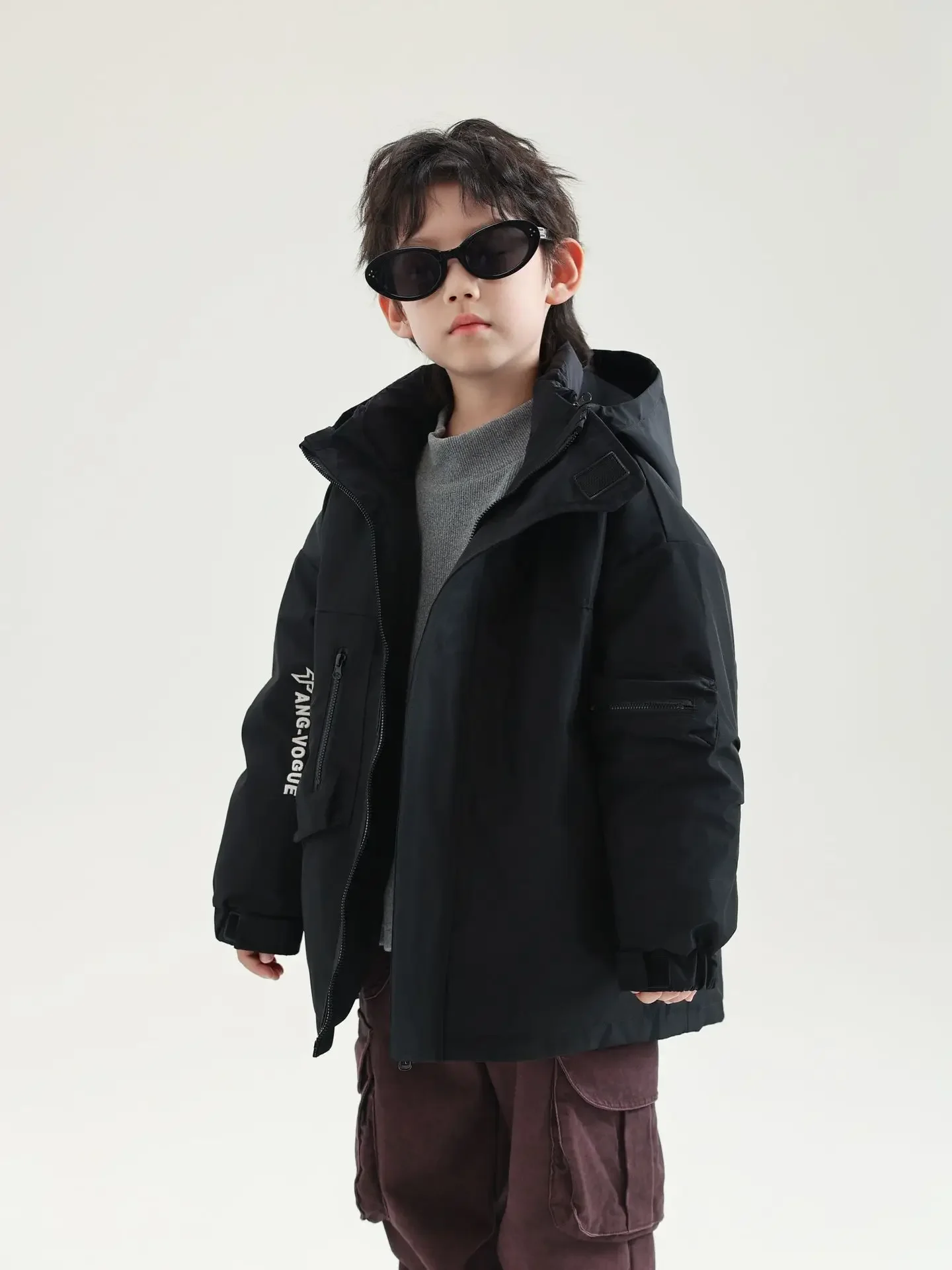 Kids Puffer Jackets Warm Fashion Korean New Winter Casual Simple