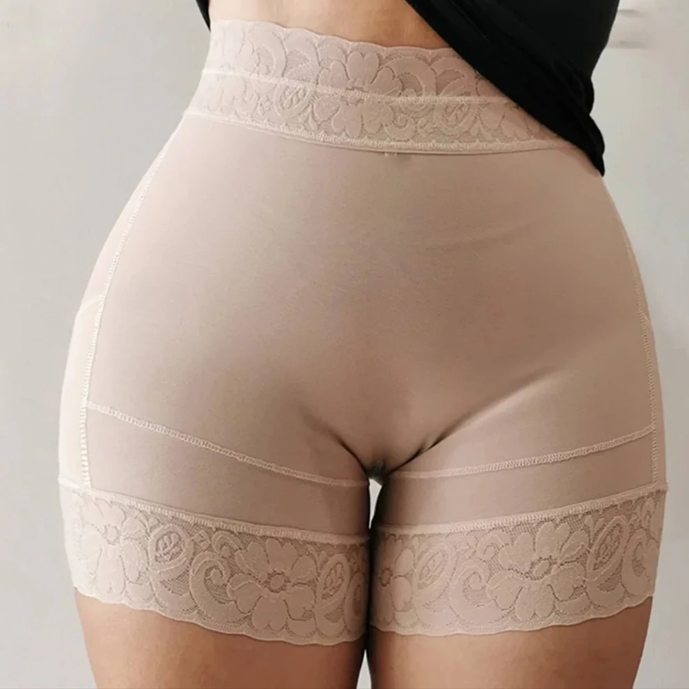 

Fajas Colombianas Postpartum Recovery Slimming Lace Butt Lifter Seamless Body Shaper Shorts Underwear Slim Fit Shaper Pants