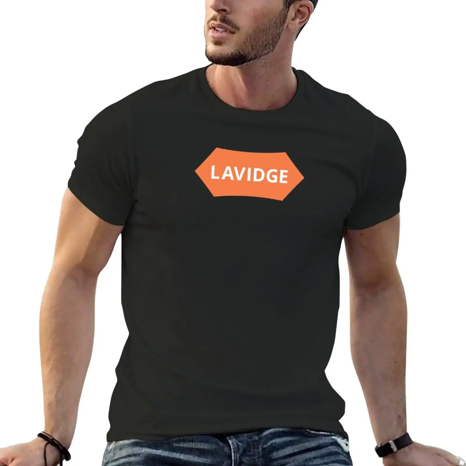 LAVIDGE Shield - T-Shirt sports fans Aesthetic clothing Short sleeve tee oversized t shirt men