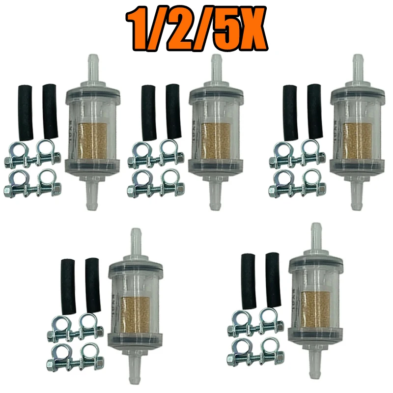 

Комплект из 1/2/5 медных топливных/водяных фильтров-сепараторов для воздушных дизельных отопителей Webasto Eberspacher + соединительный шланг + зажимы