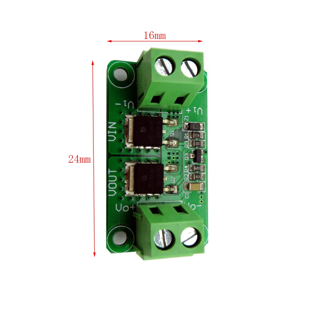 DC 3-30V 8A Battery Charging Anti Reverse Connection Protection Board Ideal Diode Battery Charging Polarity Protection Module