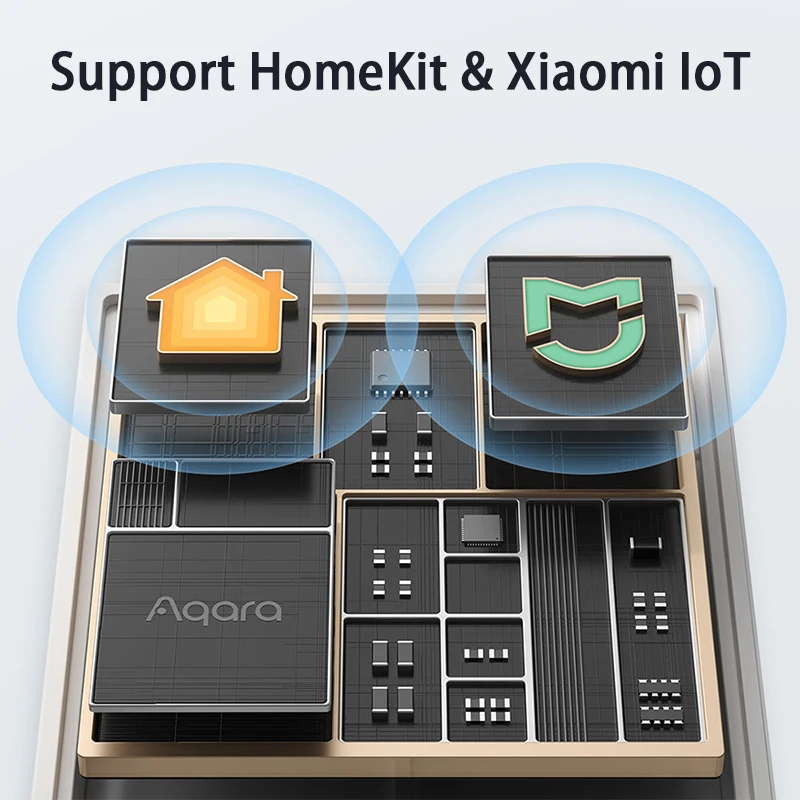 Aqara-detector de fumaça zigbee, monitor inteligente de alarme de incêndio, alerta sonoro, aplicativo de segurança doméstica, controle remoto para xiaomi mi home homekit