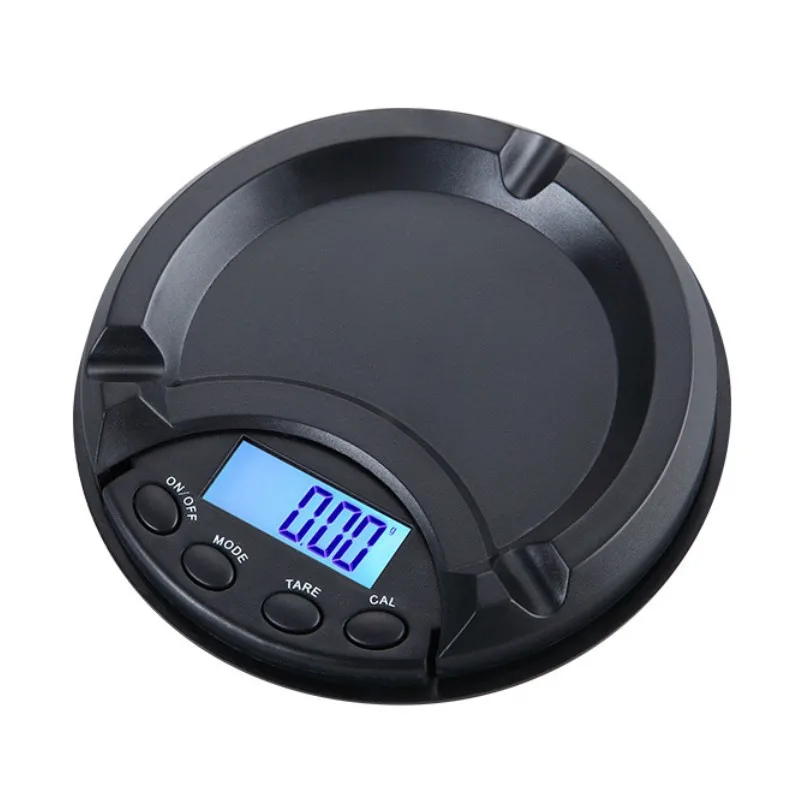 

10PCS 0.01g/0.1g High Precision Ashtray Electronic Scale Portable Jewelry MINI Palm Digital Pocket Carat Measuring Tools