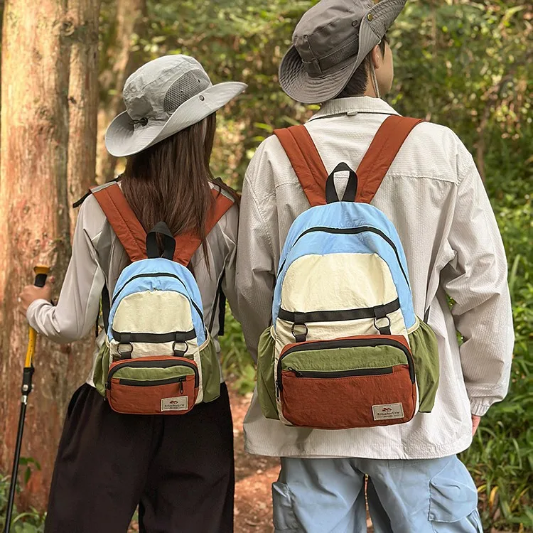 

Сумка для альпинизма, рюкзак большой емкости для занятий спортом на открытом воздухе, водонепроницаемая нейлоновая школьная сумка для путешествий, унисекс, сумка для пары, рюкзак для багажа