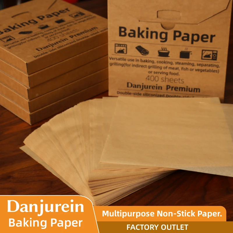 Parchment Paper Baking Paper Non-Stick Precut Square 4” to 12” Baking Sheets Grilling Air Fryer Steaming Bread Cake Cookie