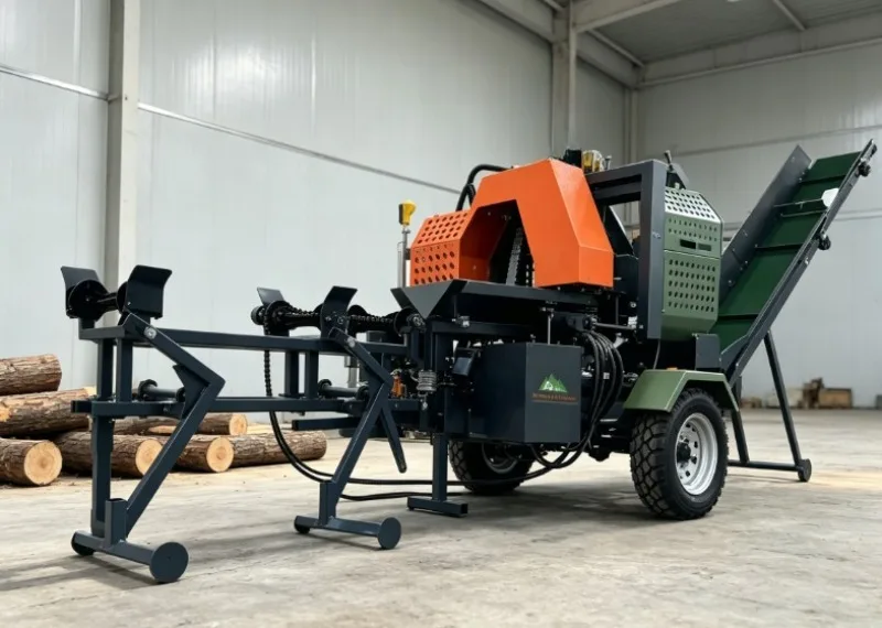 Hydraulic Wood Splitter 30Ton 4 Way Wedge Log Splitter For Excavator Tractor Mounted Firewood Processing