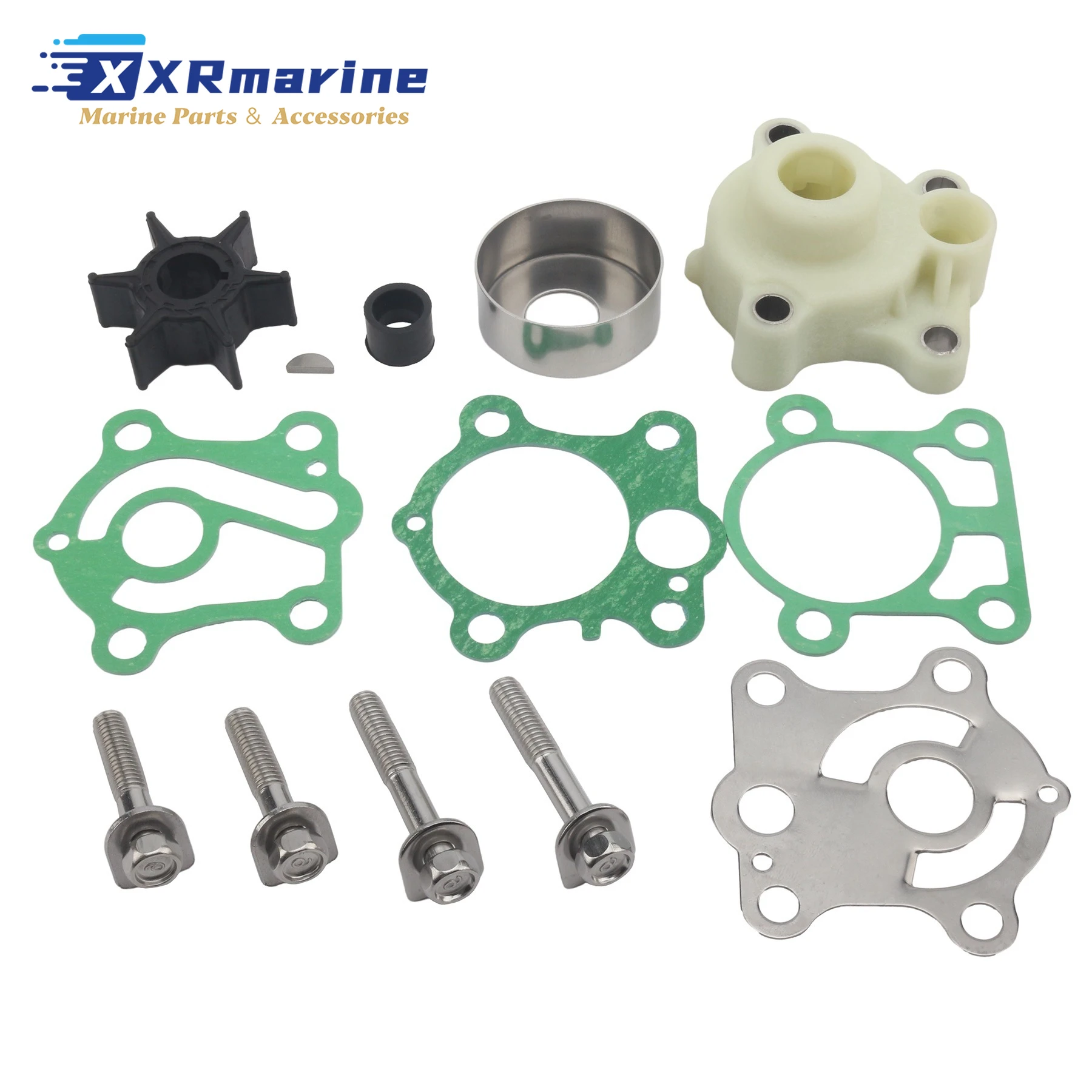 

Комплект сервисных запчастей для водяного насоса (импеллера) с корпусом, совместимый с лодочными подвесными моторами Yamaha 25HP 30HP 2-тактные