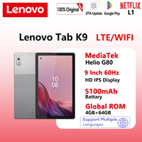 Global ROM Lenovo Tab K9/M9 Tablet 4G LTE+WiFi  9-inch MTK G80 Octa-core 4GB 64GB 5100mAh Android 13 Dolby Atmos sound PC Pad