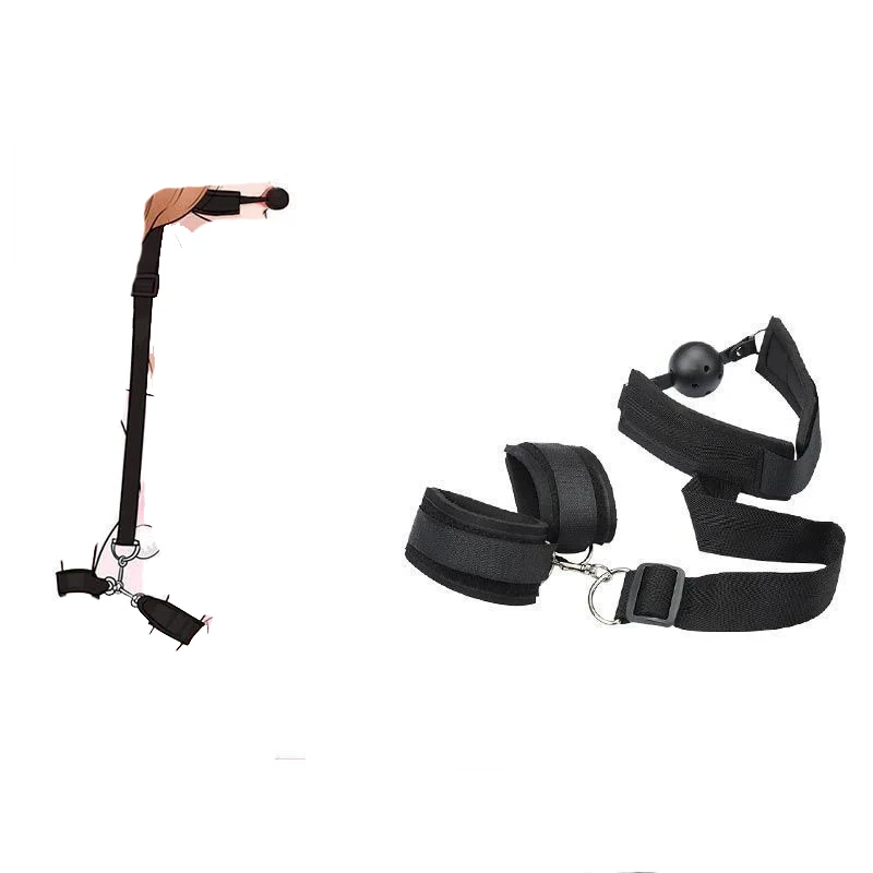 SM Back Handcuff Restraint BDSM Sex Toy Set Mouth Gag Slave Play Sextoy Adult Couple Woman 18+ Bondage Kit SEt Sex Product Shop