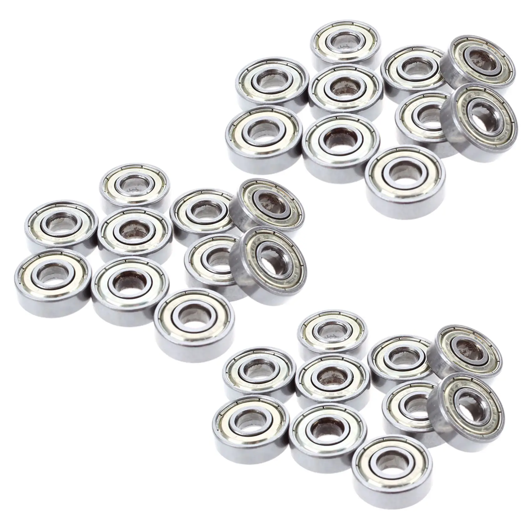 

30 Pcs. Ball Bearings Miniature Deep Groove Ball Bearings 608 ZZ 8 x 22 x 7mm Bearing Steel