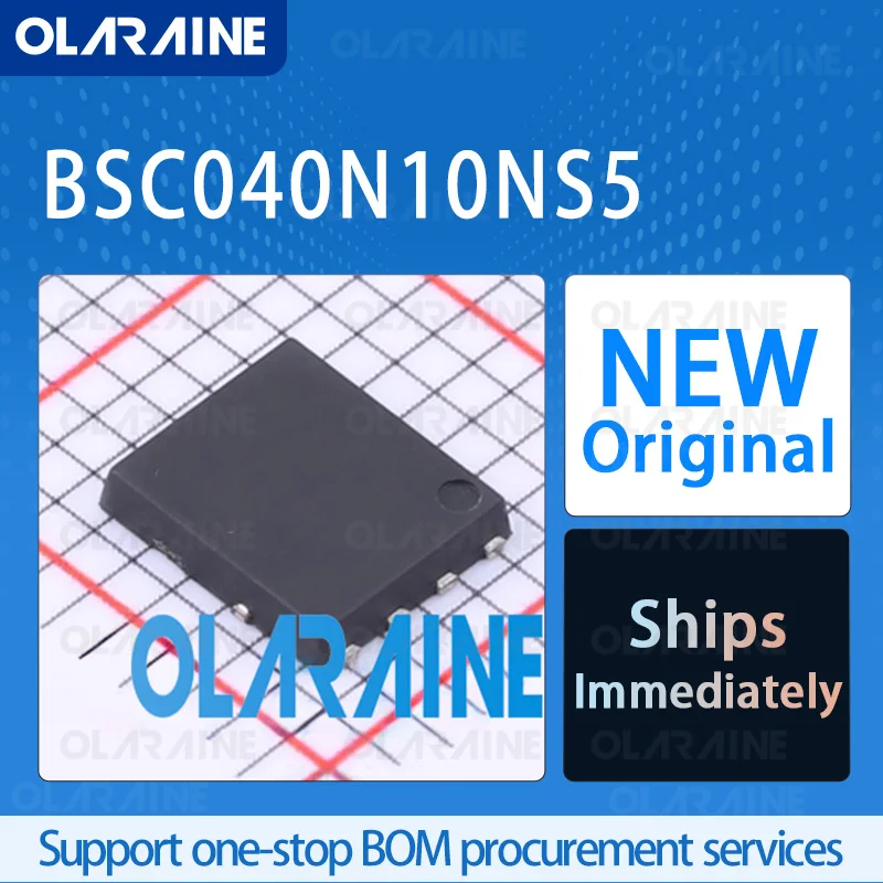 1/5/10Pcs BSC040N10NS5 TDSON-8 original transistor MOSFET RoHS N-Channel 1 Channel Vds-100 V Id- 100 A