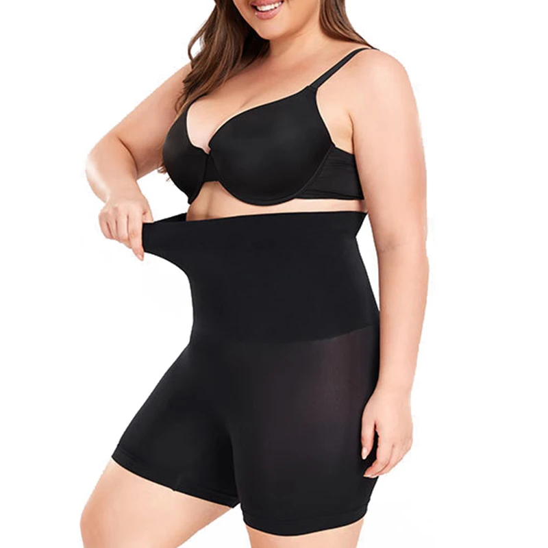 BurVogue Shapewear Shorts for Women Tummy Control Boyshorts High Waisted Body Shaper Shorts Panties Thigh Slimmers Plus Size