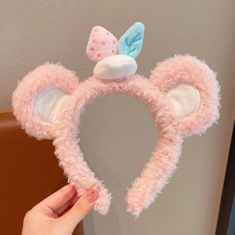 

Funny Cake Crab Hair Band Soft Furry Shark Headband Creative Cute Bear Ears Headwear Amusement Park