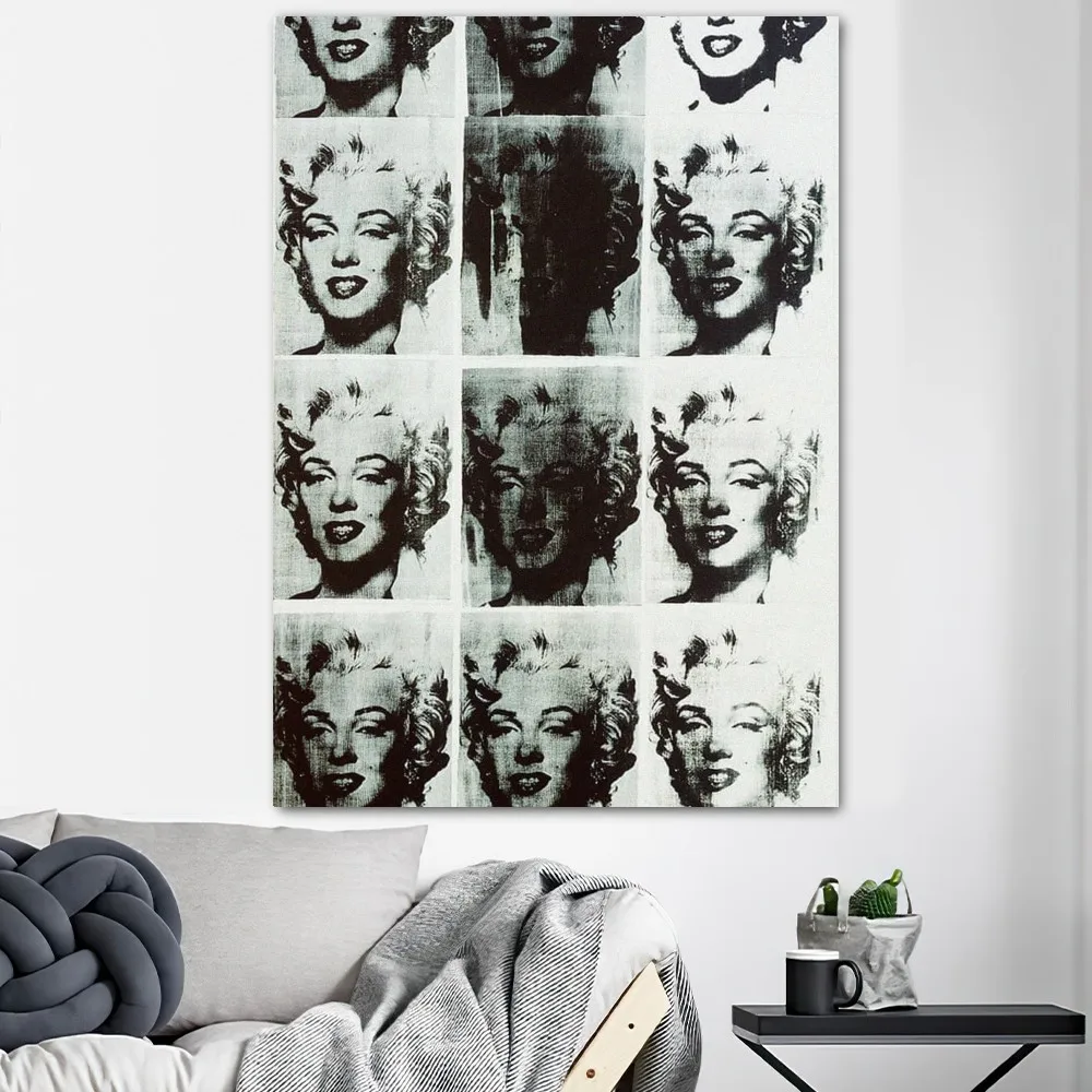 Andy Warhol Art Poster Prints Wall Decals Sticker Pictures Living Room Home Decoration