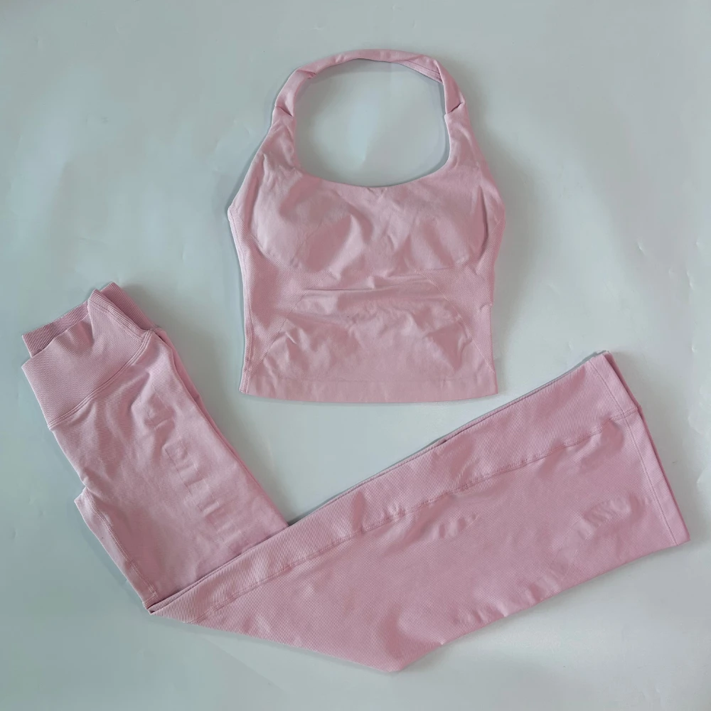 Pericic 2-teiliges Set mit ausgestellten Leggings, Damen Gym Tanktops, Trainingsanzug, Fitnesskleidung, Workout-Set, Gym-Outfit, Yoga-Set – Detail 19