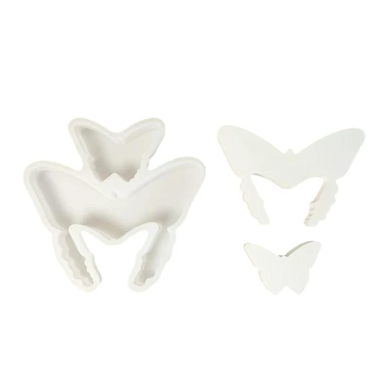 

G7NC Гибкая силиконовая плесень идеально подходит для бабочки дизайнерской смолы и гипсовых творений