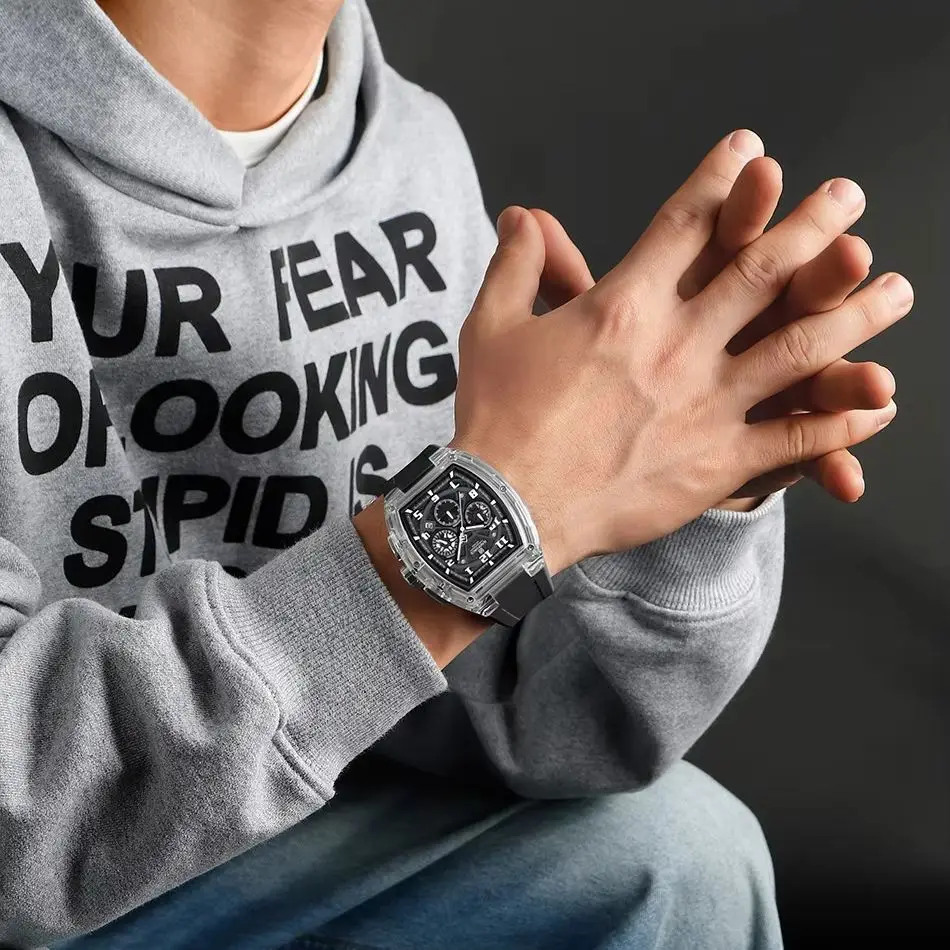 

Original NAVIFORCE Men's Trend Sports Multifunctional Chronograph Watch High Quality 50m Waterproof And Shockproof Man Watches