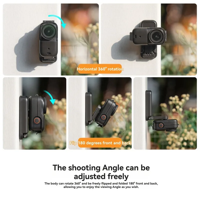 B29C-ملحق تثبيت الكاميرا - قاعدة حامل مغناطيسي - تصميم قابل للطي قابل للدوران 360 درجة باللون الأسود #3