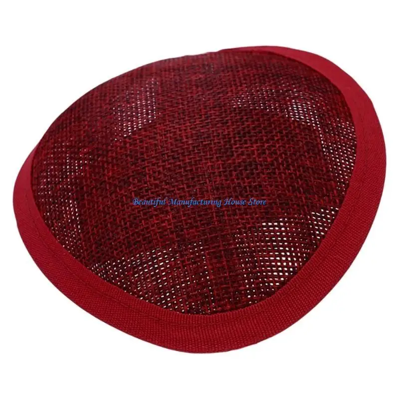 

E56A Sophisticated Unisex Hat Base Street Dramatic Temperament Trendy Hat Base for Handmade Gifts