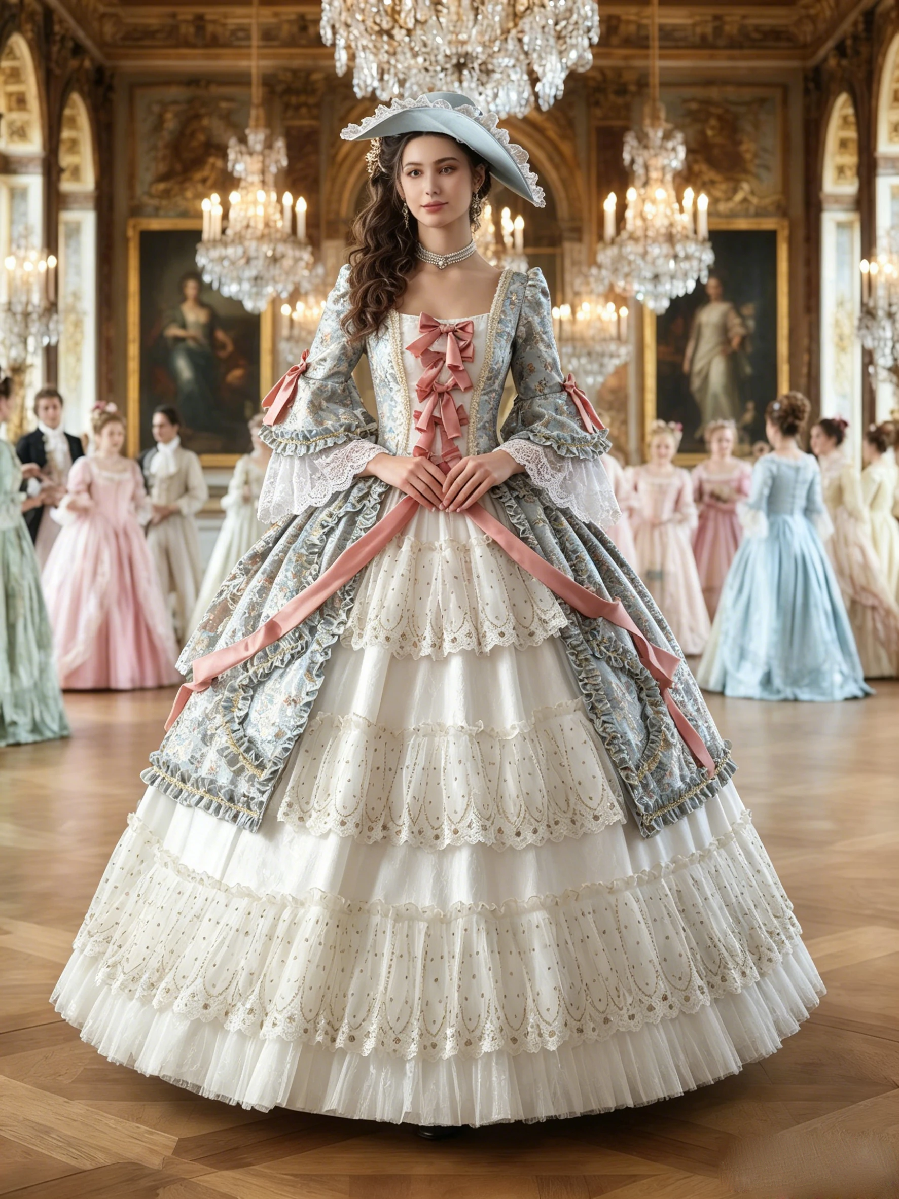 

Princess Wedding Dress Marie Court Evening Dresses Baroque Historical Renaissance Theater Masquerade Party Gowns