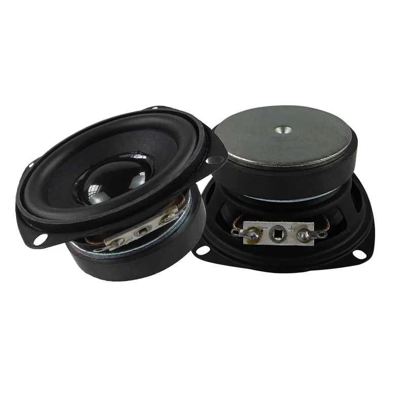 4Ohm 10W Full Range Audio Speaker 3 Inch Moving Coil Loudspeaker For Home Theater DIY Loudspeaker Replace Parts 2PC