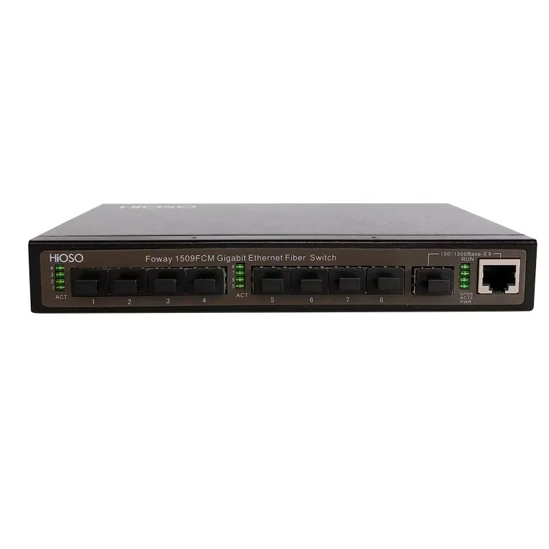 8 ports gigabit management optical Fiber switch web 1000M switch 12/24/48 ports fiber switch
