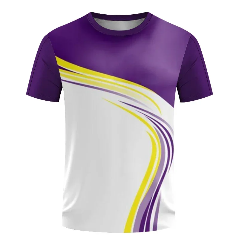 

Men's T-shirt Short Sleeve Sports Tee 3D Printing Customizable Team Name Logo Clothing Fast Drying Fashion O Neck Oversized Tops