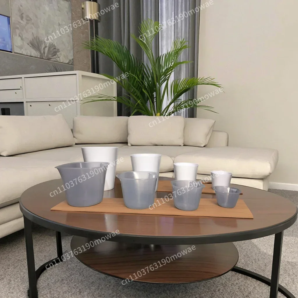 9.5 * 11.5Cm visual plastic flower pot - indoor plant self-watering transparent flower pot