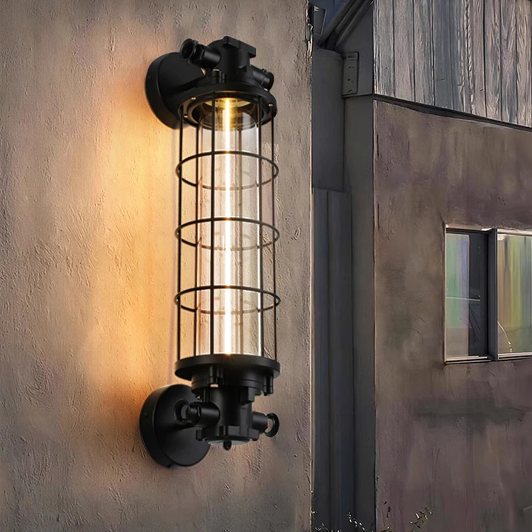American Retro Industrial Style Wall Lamps, Coffee Bars, Bars, Restaurants, Milk Tea Shops