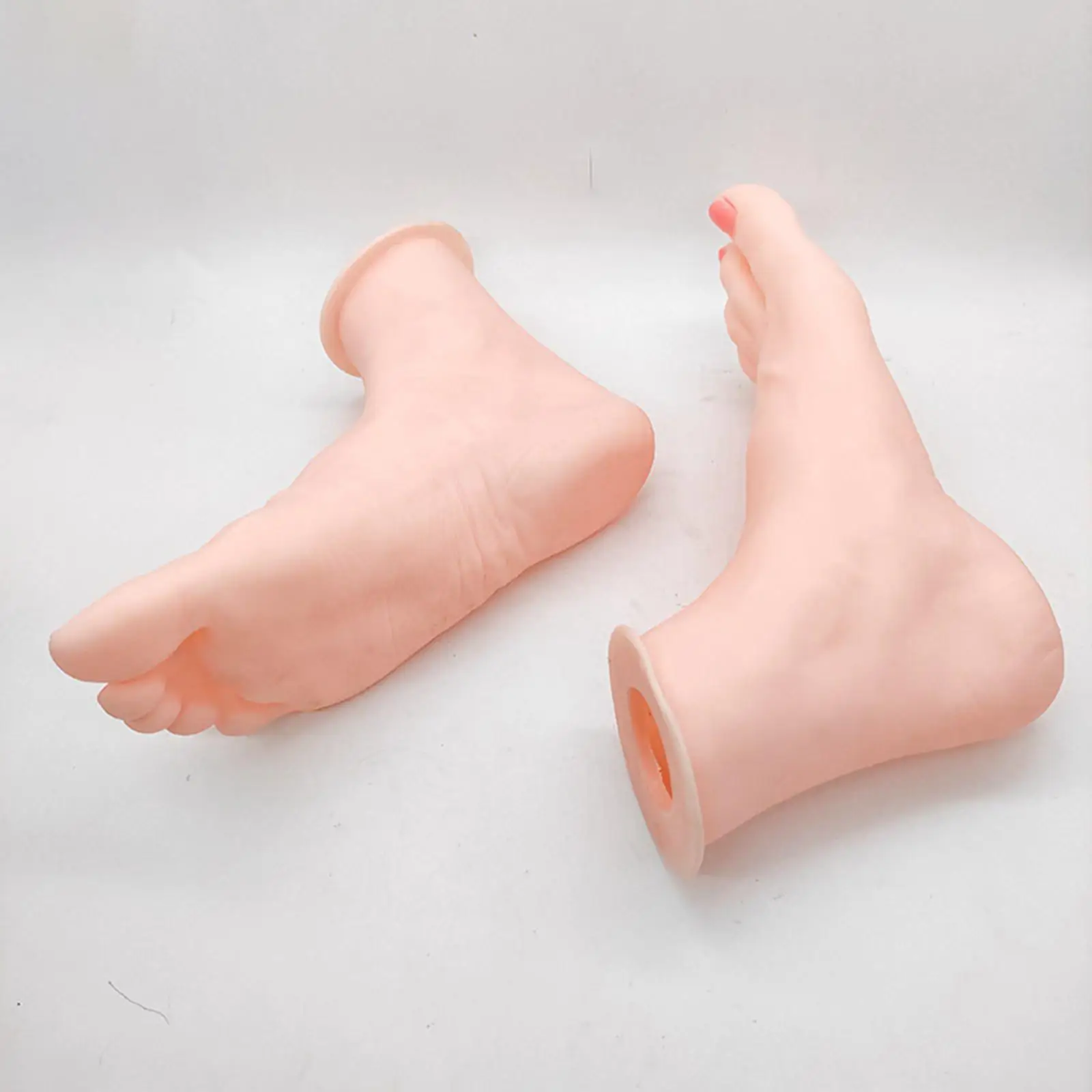 Espositore per piedi di manichino femminile modello di piede in Silicone braccialetto alla caviglia scarpe espositore per calzini per catene calza