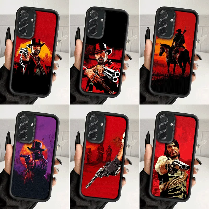 Coque de téléphone antichoc Red Dead R-Redemption pour Samsung A13 A14 A15 A16 A17 A33 A34 A35 A36 A37 A53 A54 A55 A56 A57 A23 A24 A25