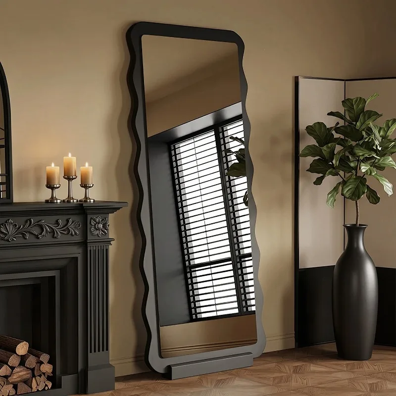 Medieval full-length mirror floor-to-ceiling mirror household full-length mirror wall-mounted girls' bedroom 2026 new fitting gl