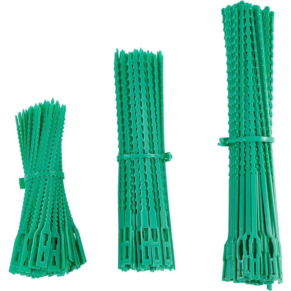 

Adjustable Plant Ties 250 Pcs 3 Sizes Reusable Garden Plant Twist Tie Green Multi-Function Sturdy Garden Plant Twist Tie
