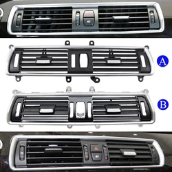 Front Console Chrome Central Air Conditioner AC Vent Grill For BMW 5 Series GT F07 528 535 550 2010-2017 64229142584 64229142590
