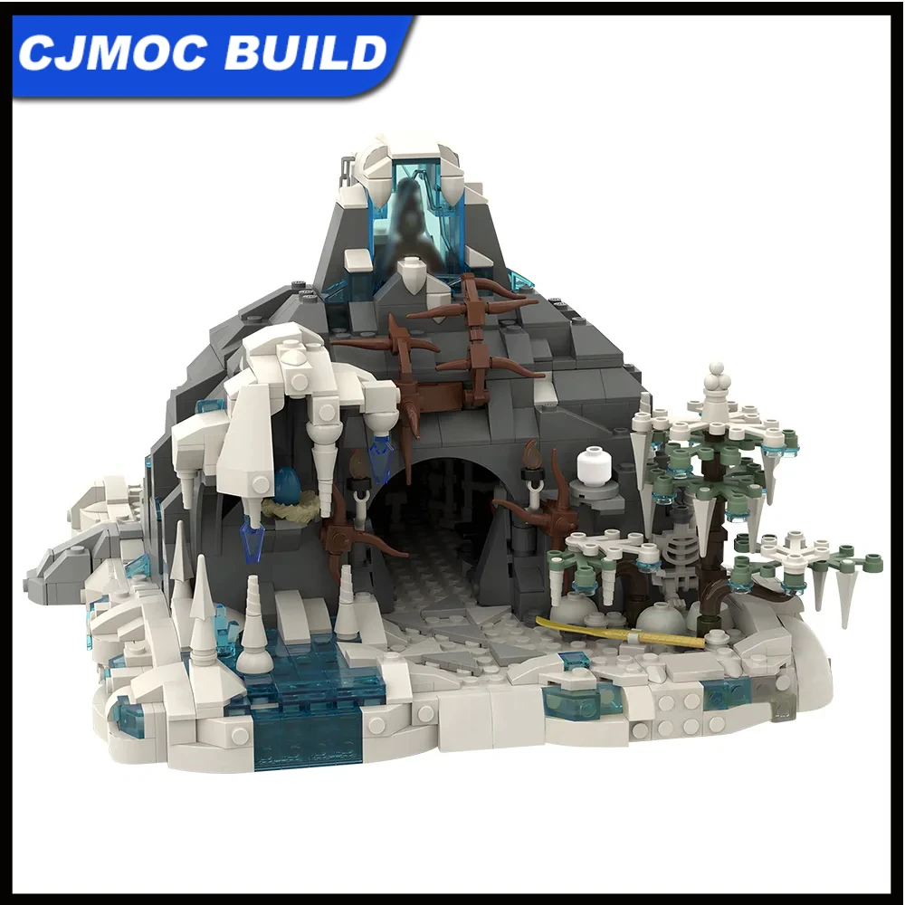 

MOC-203593 Снежный тролл Пещера Серия Пещерный дом Строительные блоки DIY Модель Кирпичи Головоломки Игрушки Маленький кирпич Рождественские подарки 1279 шт.