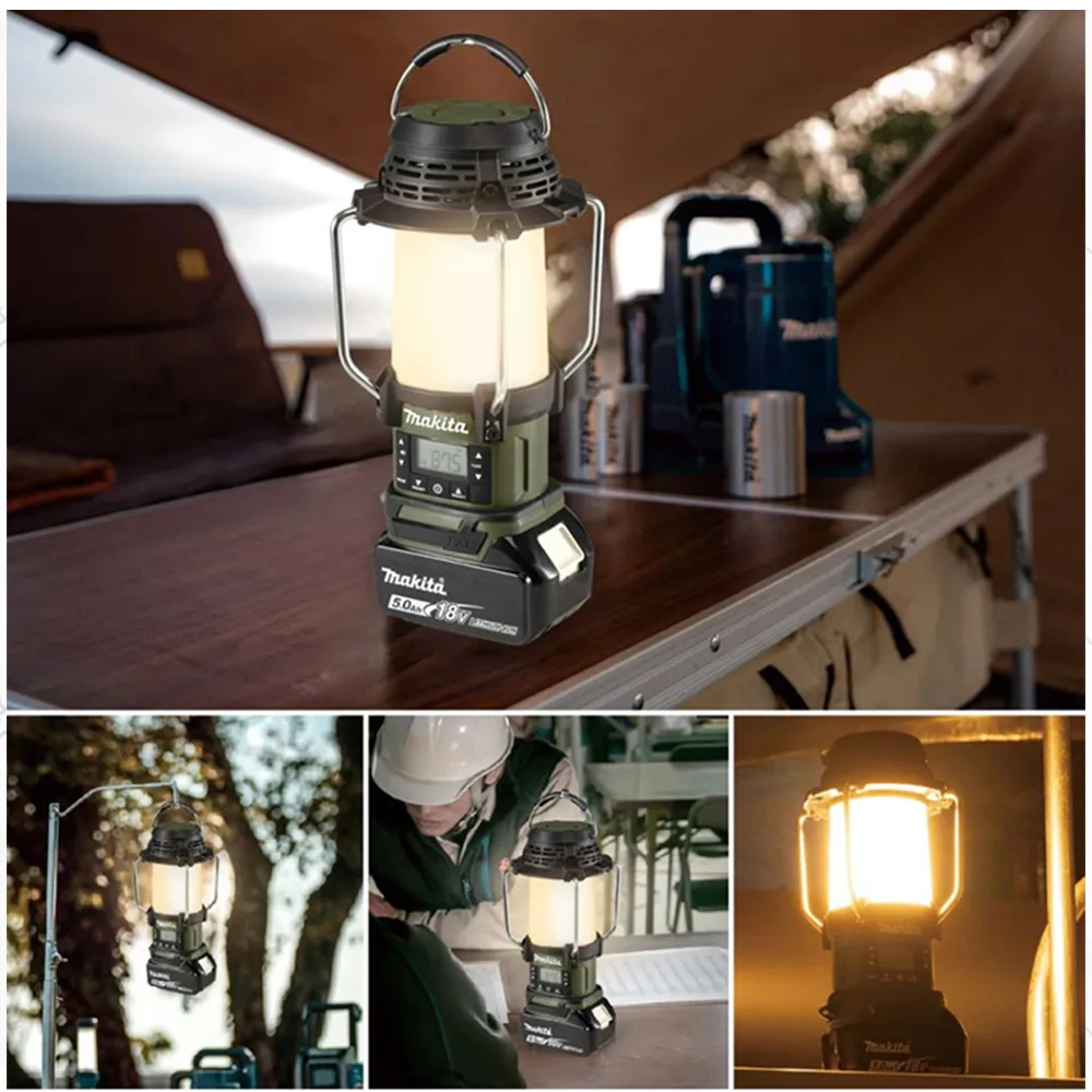 Rechargeable Lantern Radio DMR055 Portable Camping Lamp Charge Lantern Horse Lantern Lithium battery Outdoors Wireless Floodligh