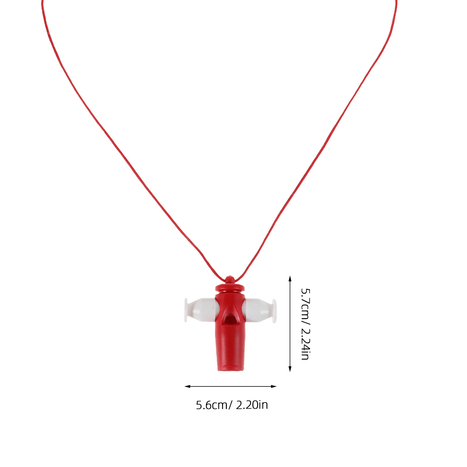 صفارة سامبا بلاستيكية حمراء لون مشرق صوت واضح مثالية لتعليم الموسيقى للأطفال أنشطة الرقص في رياض الأطفال #4