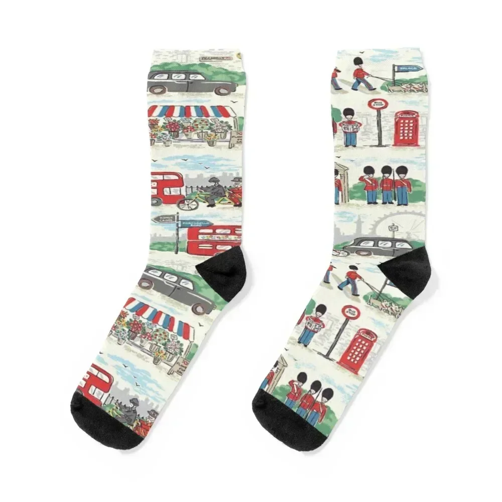 

London Socks men cotton high quality Non-slip Toe sports crazy Man Socks Women's