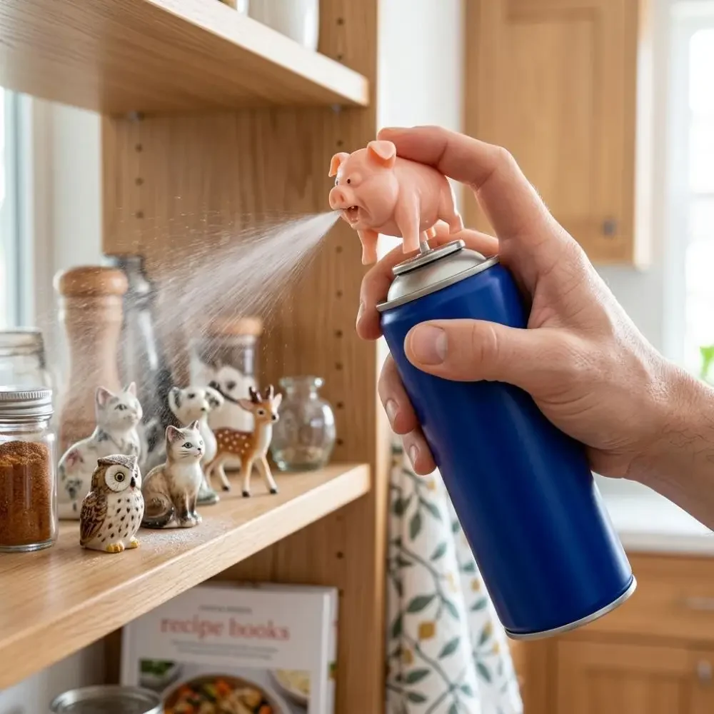 3D-gedruckter Sprühdüsenaufsatz, lustiger Prank-Sprüher in Form eines niedlichen Schweins, kompatibel mit mehreren gängigen Aerosolventilen – Detail 3