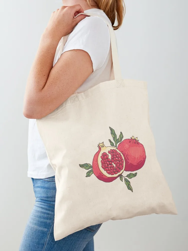 

Juicy pomegranate fruits Tote Bag Shopper reusable shopping bags tote bag men Women's shopping bag
